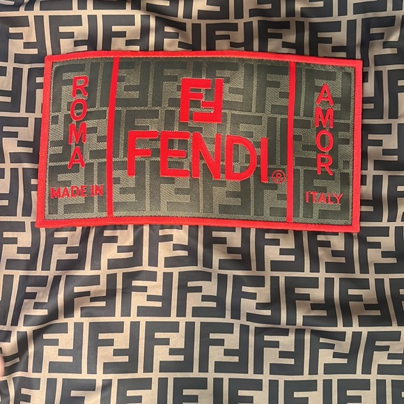 Unisex Authentic Fendi Windbreaker Monogram Jacket - Picture 5 of 8